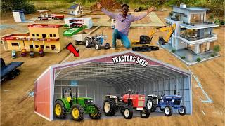 I Build Parking Shed For RC 6x6 Trucks & Tractors - Chatpat toy TV