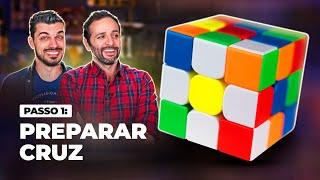 COMO montar um CUBO MÁGICO - Passo 1: Preparar a cruz branca