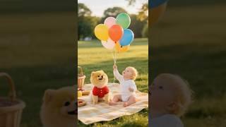 Fantasy Journey of A Baby #funny #cute# #story#dog #shorts #animals