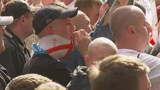 Trouble during EDL protest in London