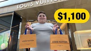 Shopping at Louis Vuitton