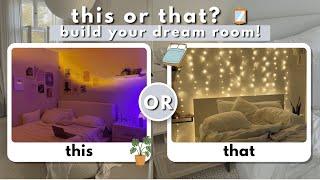 build your DREAM bedroom [pt. 1] | this or that....which would you rather pick? ️🪴