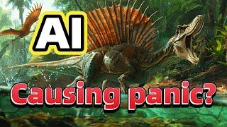 AI dinosaur triggers panic? What scares dinosaur enthusiasts?