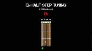 Bass Tuning - Eb (Half Step)