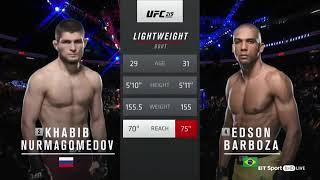 UFC: Хабиб Нурмагомедов - Эдсон Барбоза - Лучшие Моменты!
