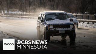 Minnesota's first snowfall wrecks havoc on the road ways