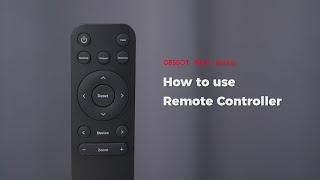 OBSBOT Meet Series丨How to use Remote Controller