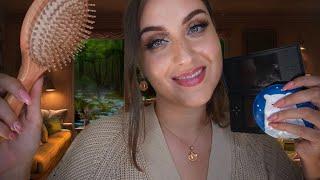 ASMR Herbstliches Personal Attention mit Regen & Kamin  Hair Brushing, Roleplay, Autumn