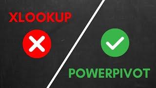 Excel Data Modeling - Stop Using XLOOKUP | Learn PowerPivot