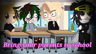 Bring your parents to school meme | Izuku Afton and Katsuki Emily AU