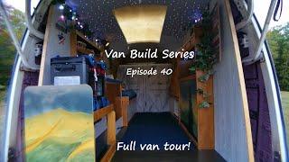 Awesome camper van build - CONVERTS TO FULL CARGO VAN in under 21 minutes!