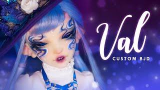 OUR FIRST RESIN BJD CUSTOM • Valoris the Dark Witch • Logan.Dolls Valentine • OOAK Doll