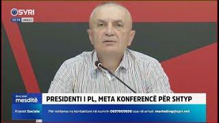 Ilir Meta konferencë për shtyp (11.07.2024)