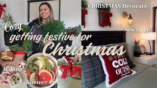 Getting Extra Cozy for Christmas! Christmas Decorating 2024, Christmas cookies #christmasvibes