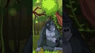 GORILLA GONZO Vs SNAKE COPYCAT Story | AFRICAN TALES |AFRICAN ANIMATION #Tales #AfricanStory #Shorts