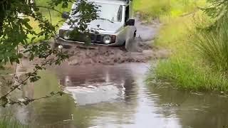 Water crossing in my jimny jb74