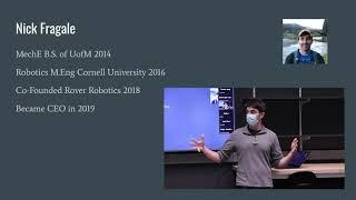 What to know when starting a robotics company | Rover Robotics CEO Nick Fragale | MSR Colloquium