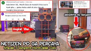 Terbongkar Sudah‼️ Masak 5 Ampere HoreGalak Gini Buat 18 inch Power Sub CLA