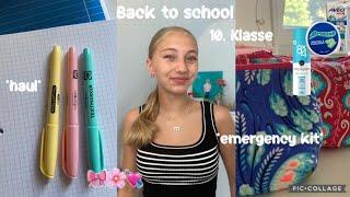 Back to school *shopping,haul,emergency kit* 