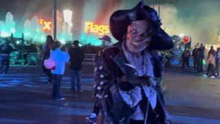 Not Davey Jones chasing me down at Six Flags Magic Mountain Fright fest Extreme 2024