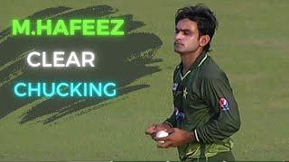 M.Hafeez Illegal Bowling Action - Clear Chucking
