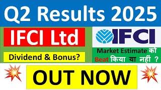 IFCI Q2 results 2025 | IFCI results today | IFCI Share News | IFCI Share latest news | IFCI Dividend