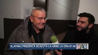 SLATINA PREZENTA SCAZUTA LA URNE LA ORA 07 00