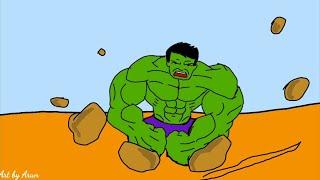 Superman vs Hulk fight Part-1|Animation|Flipaclip animation|Art by Arun