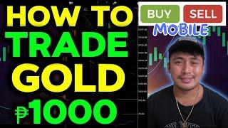 How to Trade Gold in Forex for Beginners using Mobile Phone