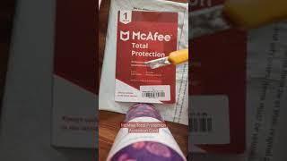 McAfee 1pc 3years Activation Card