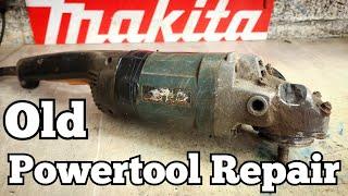 Repairing an Old Makita 9069 9inch grinder with a few suspect modifications.