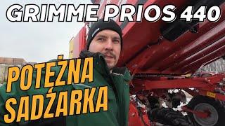 Sadzarka Grimme PRIOS 440. Nowa sadzarka do ziemniaków. Rozładunek maszyny. Nowa technologia.