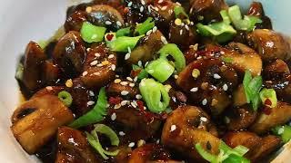 Soy Sauce Marinated Mushrooms | The Hungry Jawn