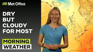 18/06/24 – Cloudier and cooler. Dry for many – Morning Weather Forecast UK –Met Office Weather