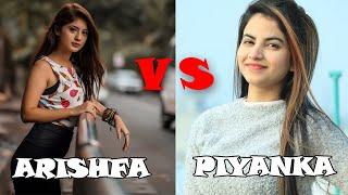 Arishfa khan vs Piyanka Mongia Latest tiktok videos compilation Tiktok #mixtape By Tok Club #tokclub