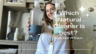 Is Simply Earth Better than Young Living Thieves? | Natural Household Cleaner | What I use to clean