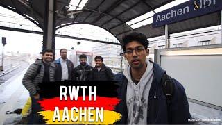 RWTH Aachen - Campus tour by Nikhilesh Dhure (Meeting Indian students in Aachen)
