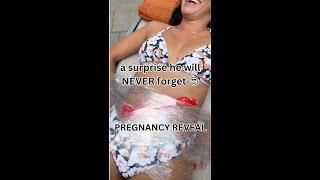 a surprise he will NEVER forget! (pregnancy reveal)