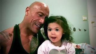 Dwayne Johnson Sings You're Welcome For His 2 Year Old Daughter
