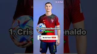 Top 10 Most Followed Athletes on Social Media #most #follow #cr7 #top10 #shorts #fans @cristiano