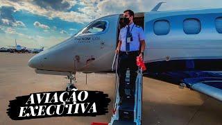 A ROTINA DE UM PILOTO EXECUTIVO - COMPLETO - REVISÃO NA EMBRAER #178