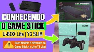 CONHECENDO O GAME STICK U-BOX LITE-DATA FROG Y3 SLIM | DIFERENÇAS COM O GAME STICK 4K LITE E Y3 LITE