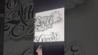 Lettering practice #tattoo #tattooideas #tattooartist