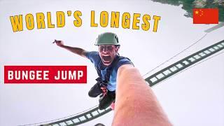 Would you Jump? World's Longest Bungee in Zhangjiajie 