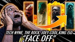 THE ROCK SNAPPED?! | Tech N9ne - Face Off (feat. Joey Cool, King Iso & Dwayne Johnson) REACTION