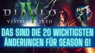 Diablo 4 | Die 20 WICHTIGSTEN Änderungen für den Start in Season 6!