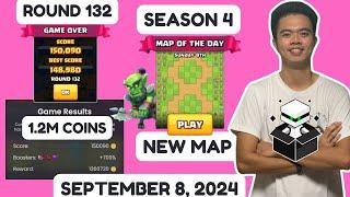 Zargates Strategy | Zargates Today - September 8, 2024 | Round 132 |  1.2M coins | Season4 #zargates