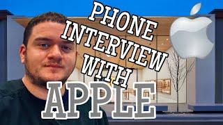 Listen to My Phone Interview with Apple! Did I Get A Second Interview?! 2021!!