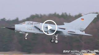 Panavia PA-200 Tornado IDS - German Air Force 45+66 - touch&go and landing at Manching Air Base