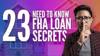 23 FHA Loan Secrets You Need to Know